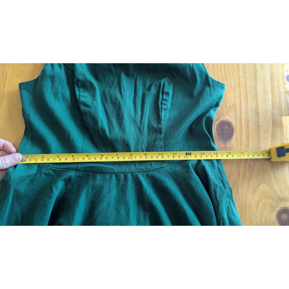 Grace Karin Womens Forest Green Fit and Flare Sleeveless Skater‎ Dress Size M - Picture 6 of 8